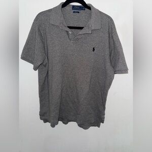 Polo Ralph Lauren Custom Fit Gray Polo Shirt